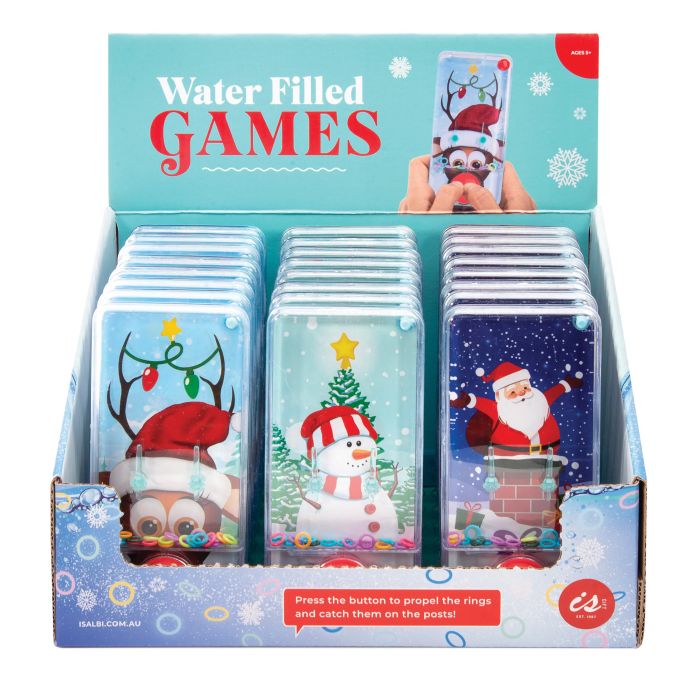 IS Gift Water Filled Christmas Game - Fun Holiday Party Activity for Kids & Adults - Perfect for Family Gatherings, Office Parties & Festive Celebrations