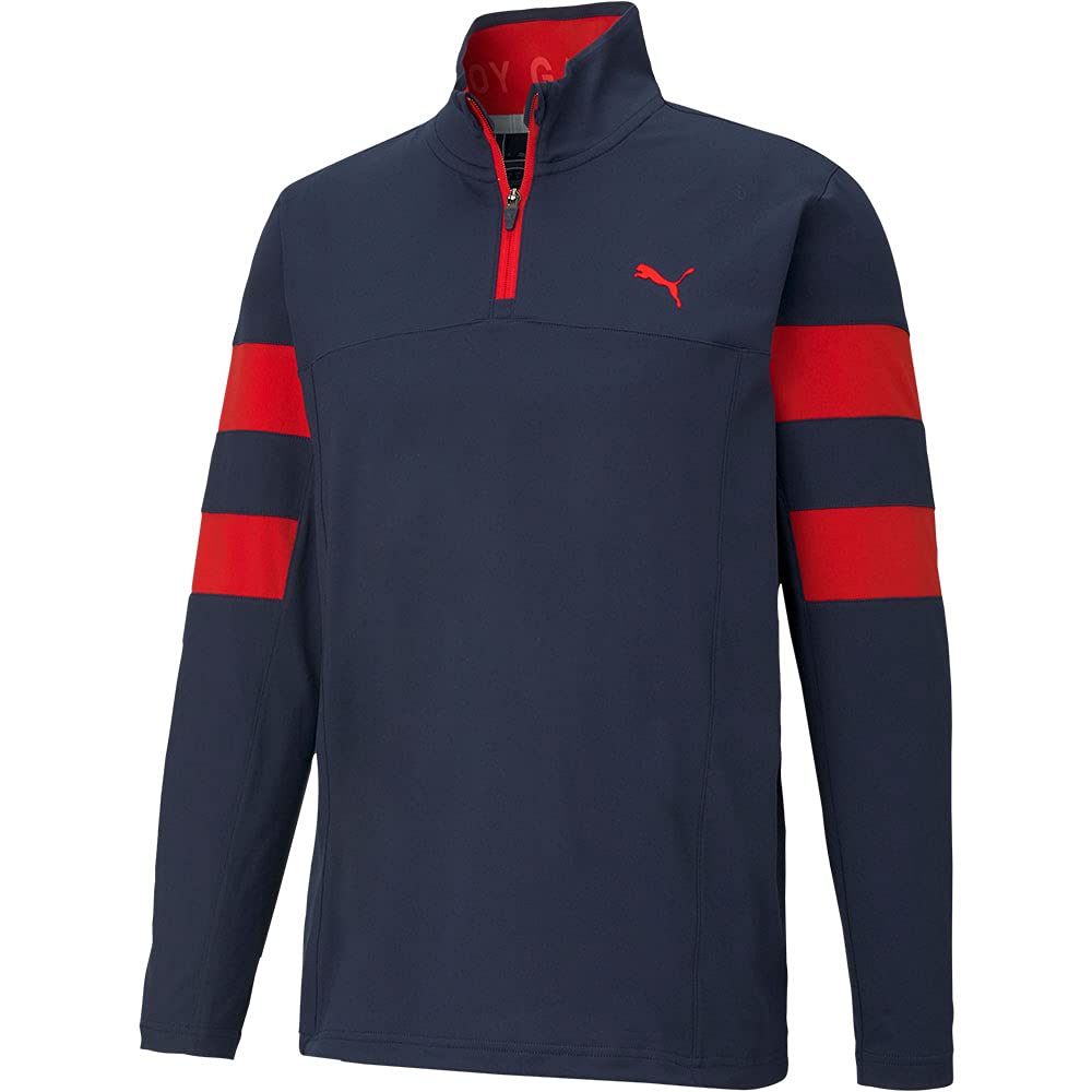 PUMA Men's Torreyana 1/4 Zip Golf Pullover for Outdoor Sports