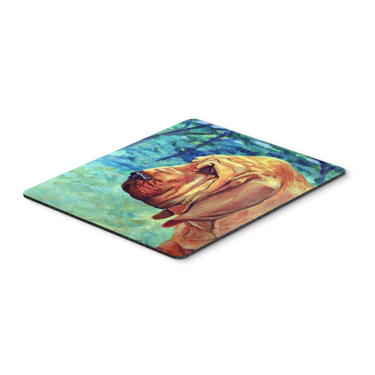 Caroline's Treasures 7013MP Bloodhound Mouse Pad - Large Washable Non-Slip Desk Mat for Home Office, Gaming & Computer Work | Perfect for Laptop Users & PC Enthusiasts | Ideal Workspace Accessory for Comfort & Style