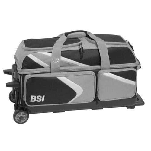 BSI Dash Triple Roller Gray - Premium 3-in-1 Rolling Massage Tool for Back, Neck & Shoulder Pain Relief - Perfect for Home, Office & Gym Use
