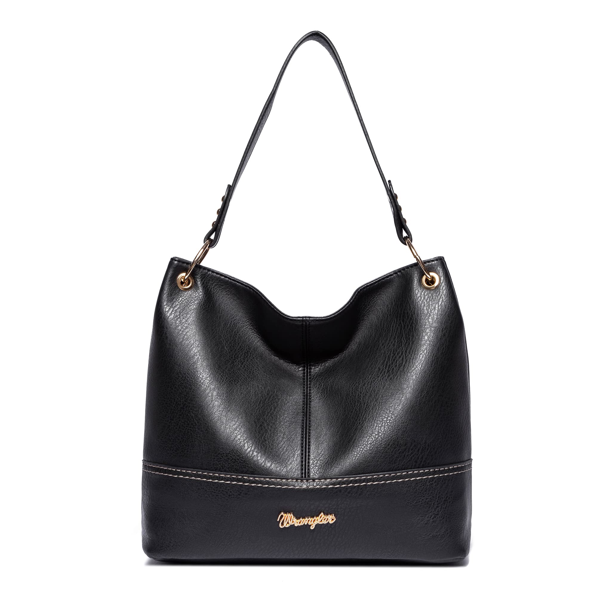Wrangler Hobo Bags for Women - Vegan Leather Top Handle Shoulder Purses & Handbags by Montana West | Perfect for Work, Travel & Everyday Use