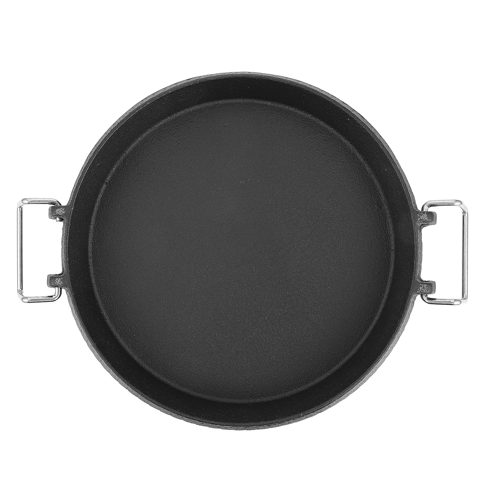 DOITOOL Cast Iron Grill Pan - Heavy Duty BBQ Grill Pan for Stovetop, Oven & Outdoor Cooking - Perfect for Grilling, Roasting & Baking Steak, Vegetables & More - Ideal for Kitchen, Camping & Backyard BBQs
