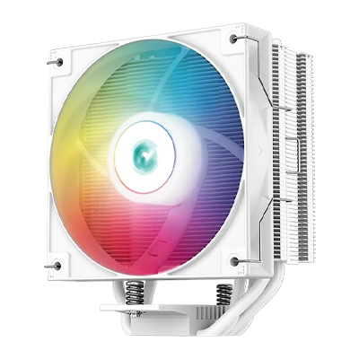 120mm RGB Tower CPU Cooler - High Performance White LED Cooling Fan for PC Gaming & Overclocking - Perfect for Desktop Computer Builds & Workstations