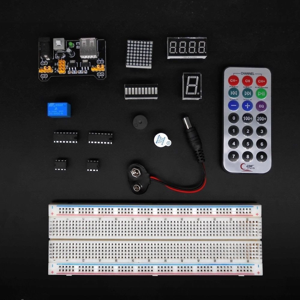 Ultimate STEM Electronic Projects Starter Kit for Arduino Mega2560 - Includes LCD1602, Servo Motor, Sensors, Breadboard & 50+ Components with Step-by-Step Tutorial | Perfect for Robotics, Home Automation & STEM Education Projects