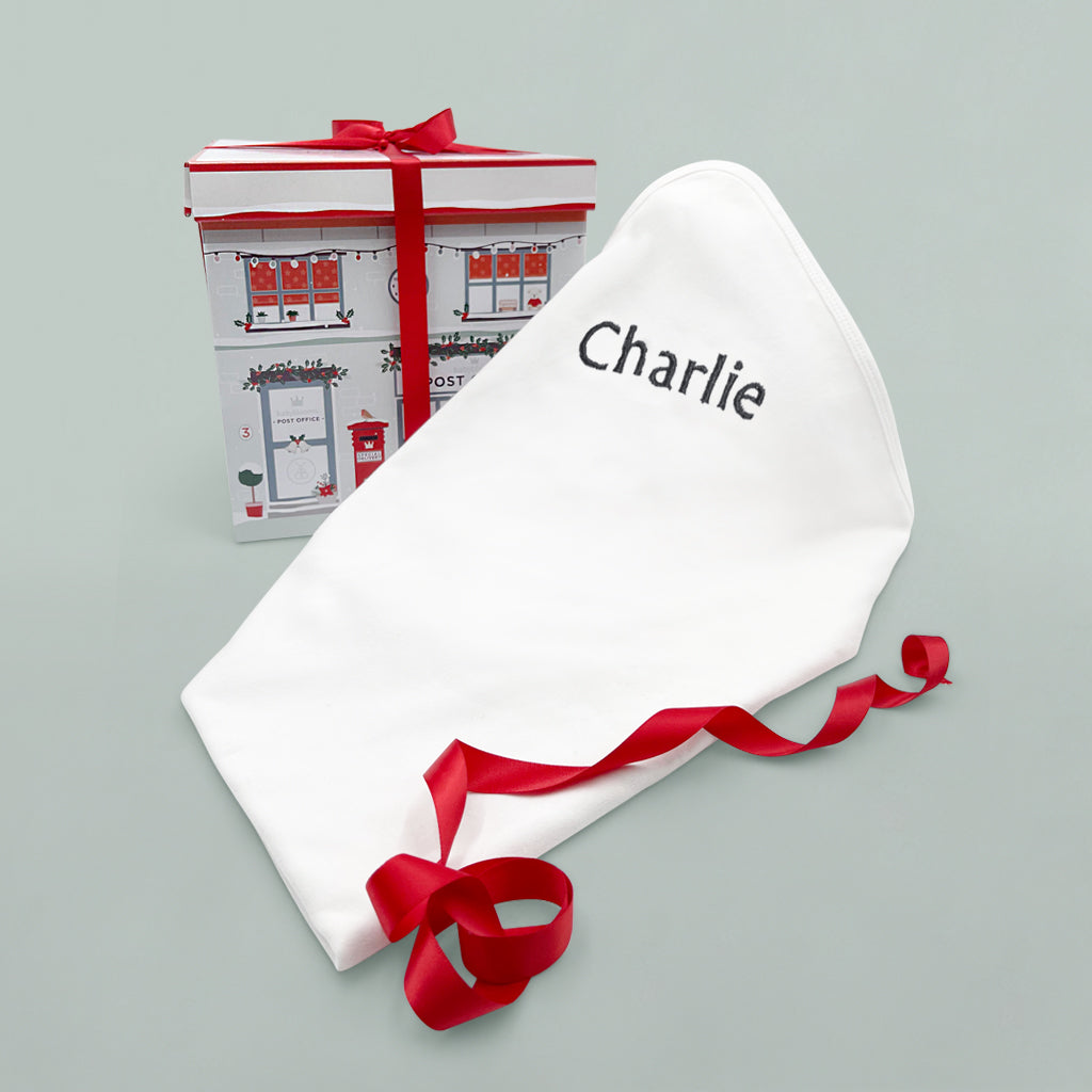 Luxury Christmas Rose Baby Clothes Bouquet with Personalized Snuggle Wrap - Soft Grey Baby Gift Set for Newborns, Christening, Baby Shower & Holiday Celebrations
