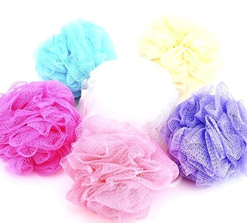 Premium Loofah Sponge - Soft Mesh Exfoliating Scrubber with Multi-Layer Fibrous Matrix for Men & Women | Gentle Body Scrub for Shower & Bath | Improves Skin Texture & Circulation