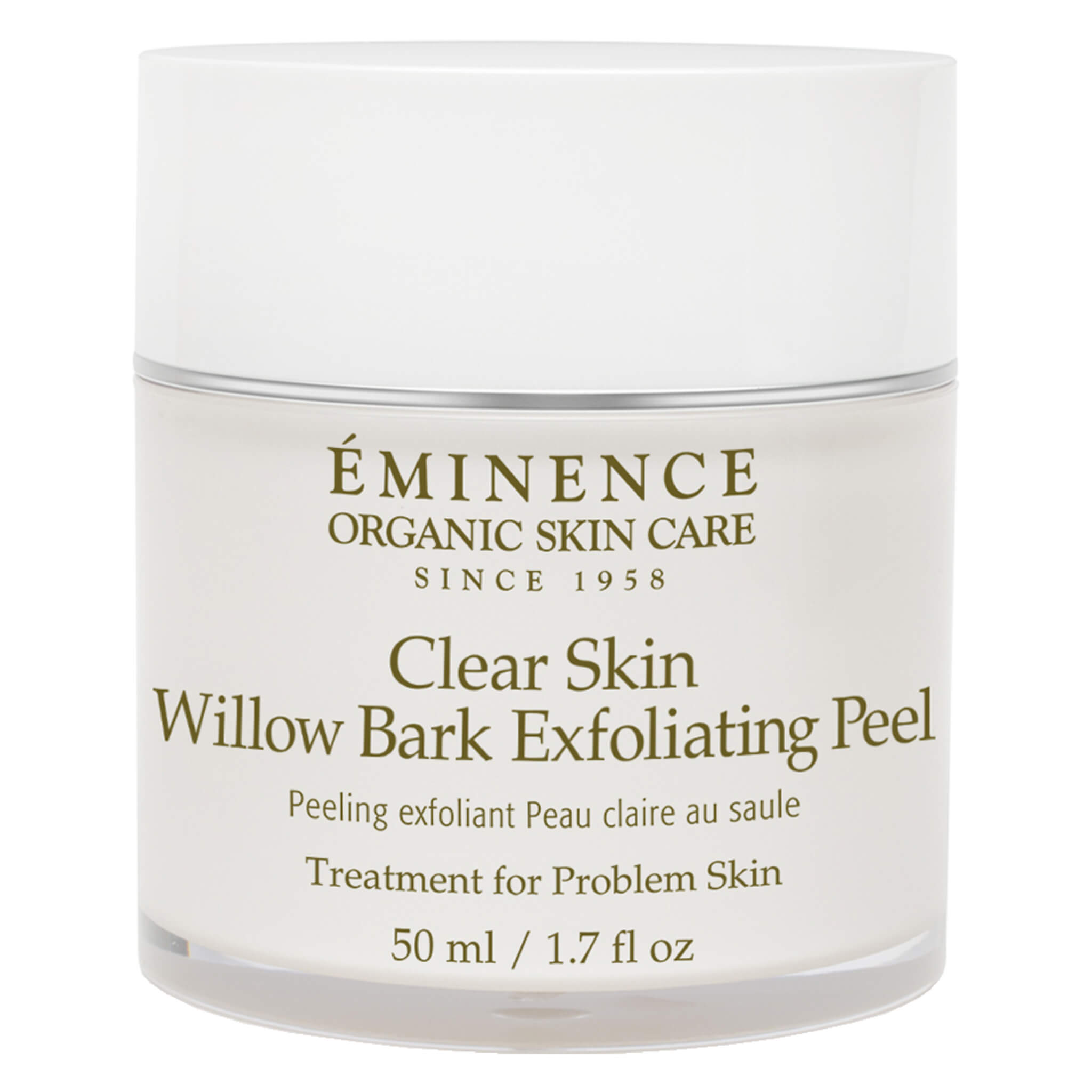 Willow Bark Exfoliating Peel for Clear Skin - Gentle Facial Exfoliator for Acne & Blackhead Removal - Perfect for Daily Skincare Routine & Glowing Complexion