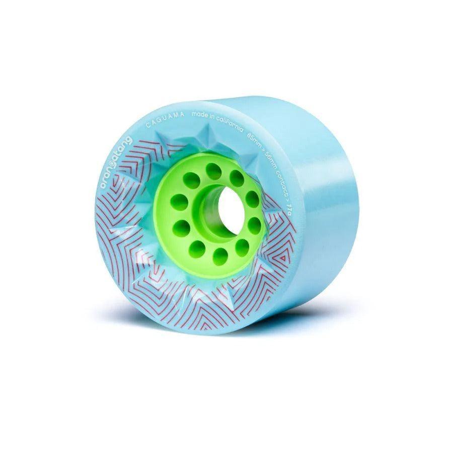 Evolve Orangatang Caguama 85mm Longboard Wheels - High Performance Urethane for Smooth Cruising & Downhill Riding - Perfect for Skateboarding, Commuting & Outdoor Adventures