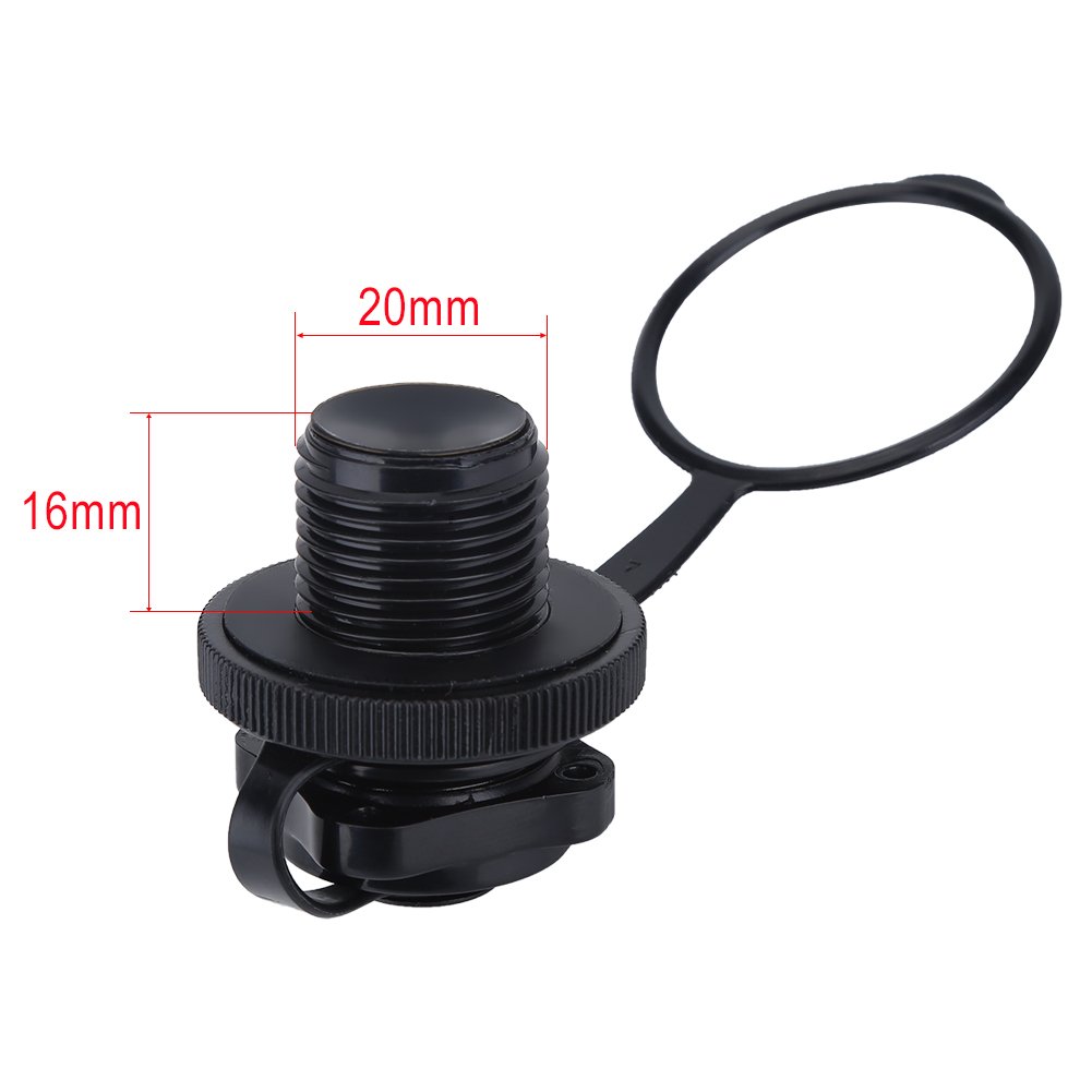 2PCS Replacement Screw Air Valve for Inflatable Boat, Raft, Pool Float - Durable Brass Valve Stem for Water Sports, Camping & Beach Activities