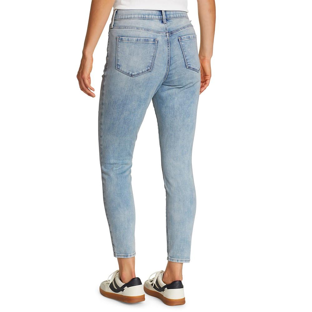Eddie Bauer Women's Voyager High-Rise Skinny Jeans - Slim Fit Stretch Denim Pants for Travel, Work & Everyday Comfort