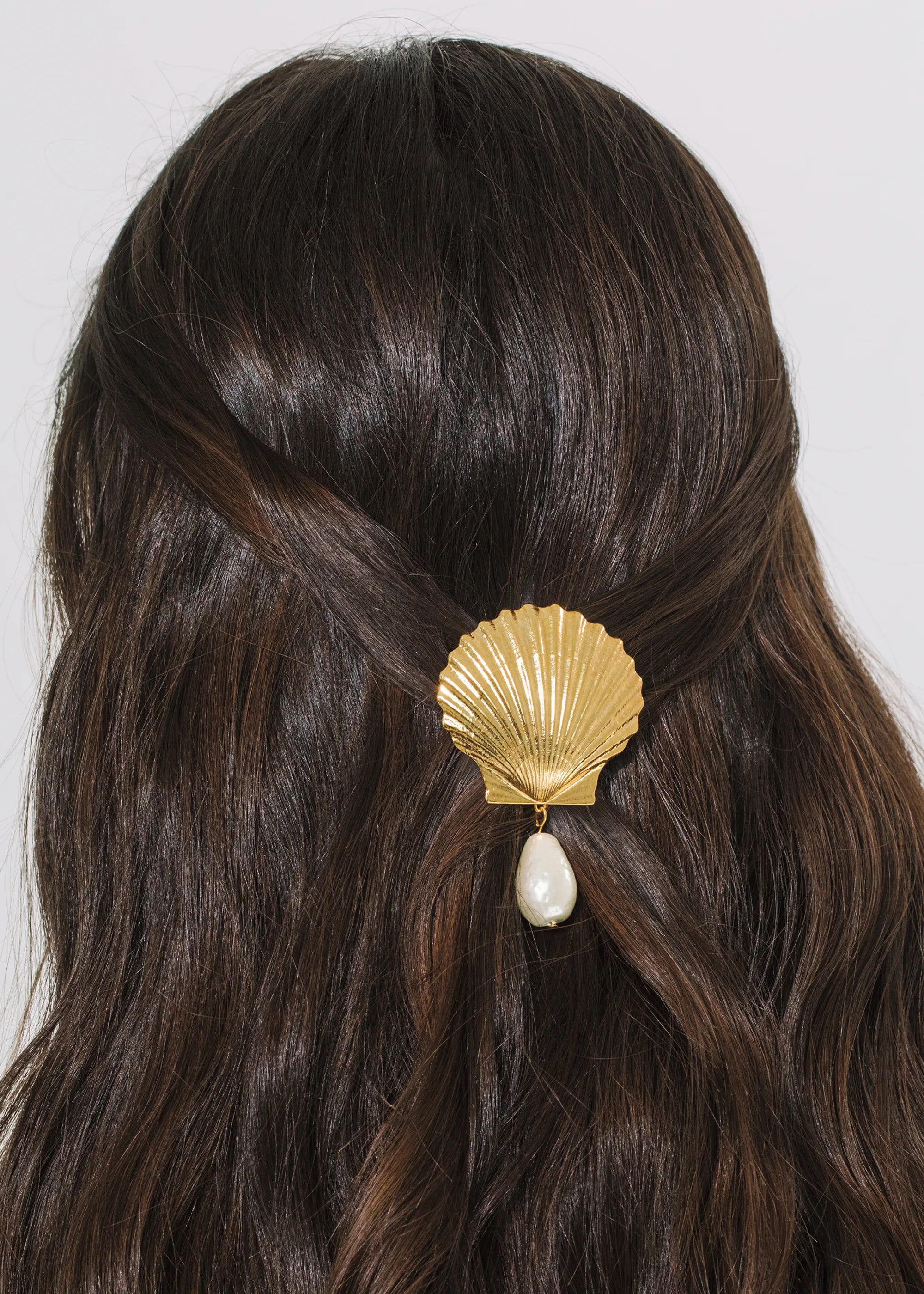Maelyn Barrette Gold Hair Clip - Elegant Gold-Tone Barrettes for Women & Girls - Perfect for Weddings, Parties & Everyday Styling