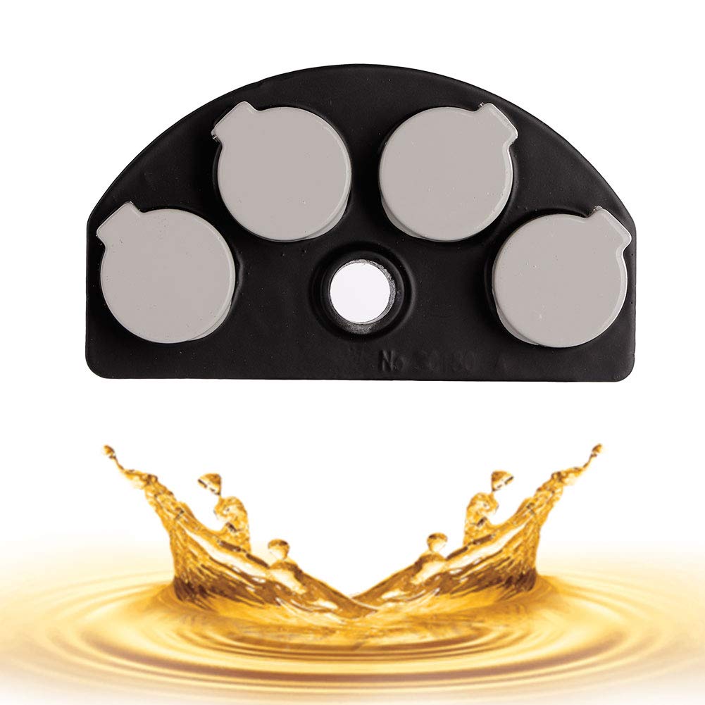 Professional Watch Oil Dip Tool Kit - 4 Metal Watch Oiler Dishes with Stand for Watch Repair & Maintenance | Precision Oil Storage Cups (3.3 x 2.2 x 0.6 inch) | Ideal for Watchmakers, Jewelers & DIY Watch Repair Enthusiasts