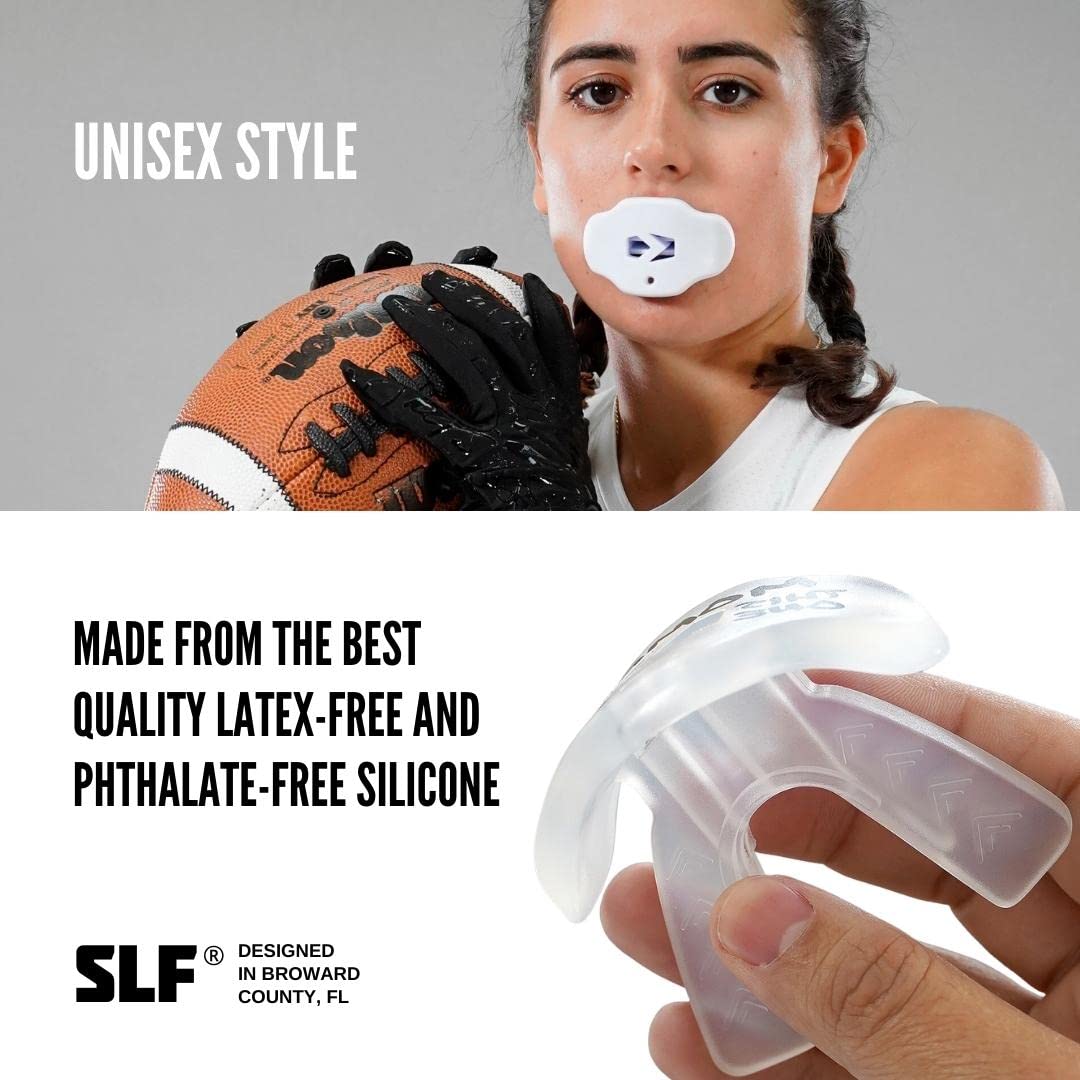 God First Football Mouthguard for Youth & Adults - Premium Silicone Lip & Teeth Protector - Comfortable Sports Mouthpiece for Football, Rugby, Boxing & Contact Sports