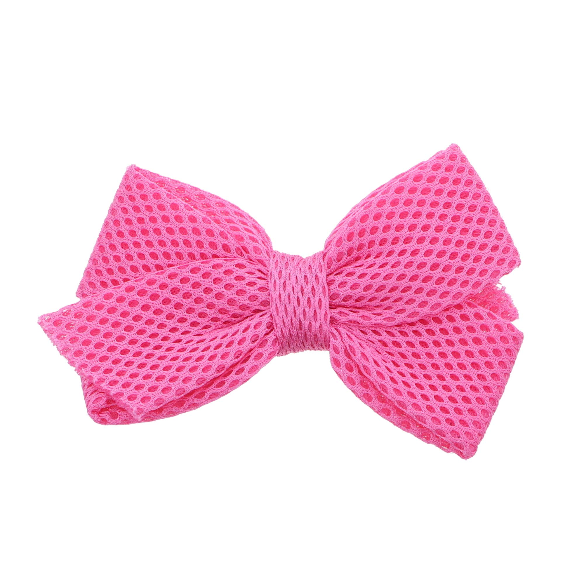 Babies' Fun Scuba Hair Bow Small - Hot Pink for Girls, Toddler Outfits, Baby Shower Gifts & Photo Props