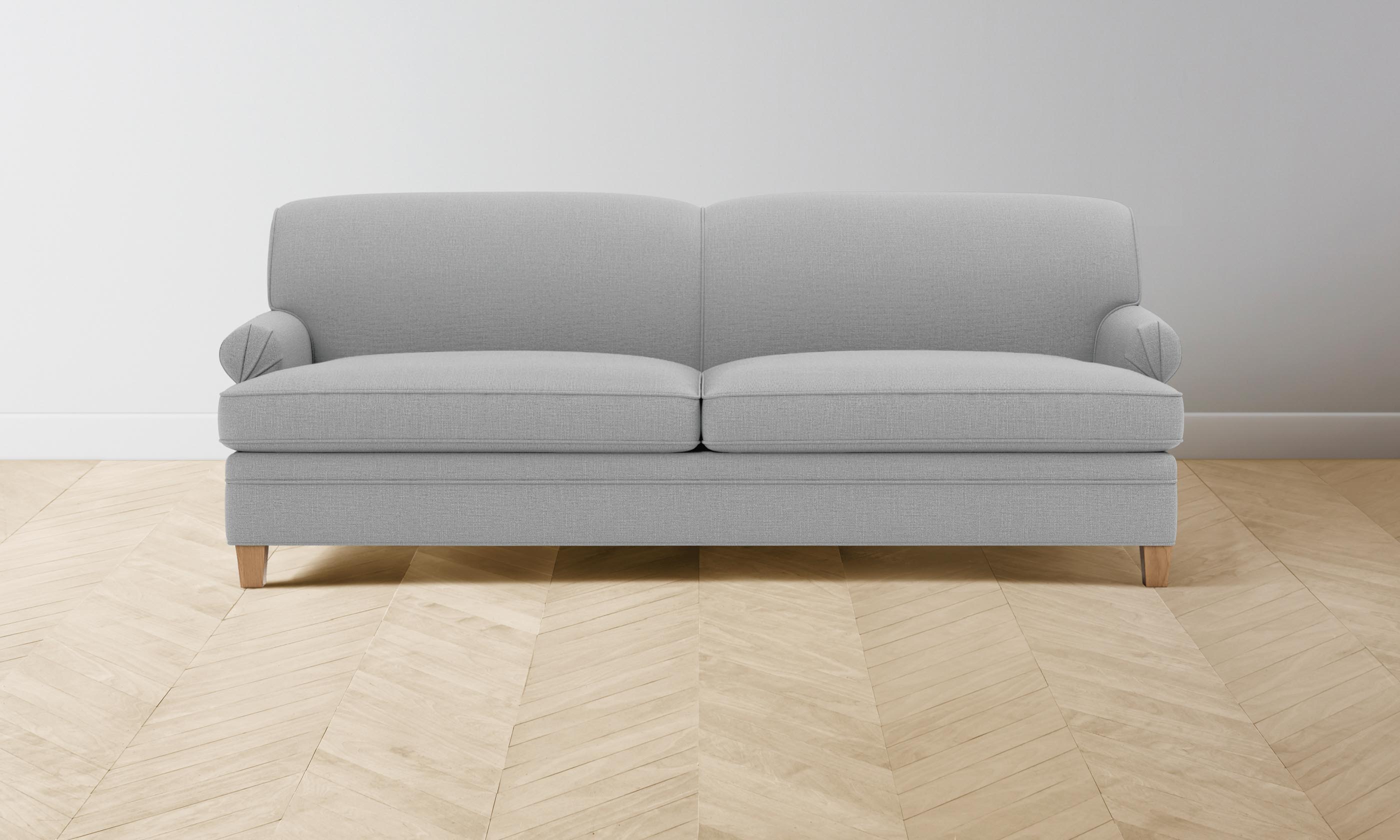 Carmine Sofa - Premium Performance Linen Weave Cloud Couch | Modern Comfortable Living Room Furniture for Relaxing & Entertaining