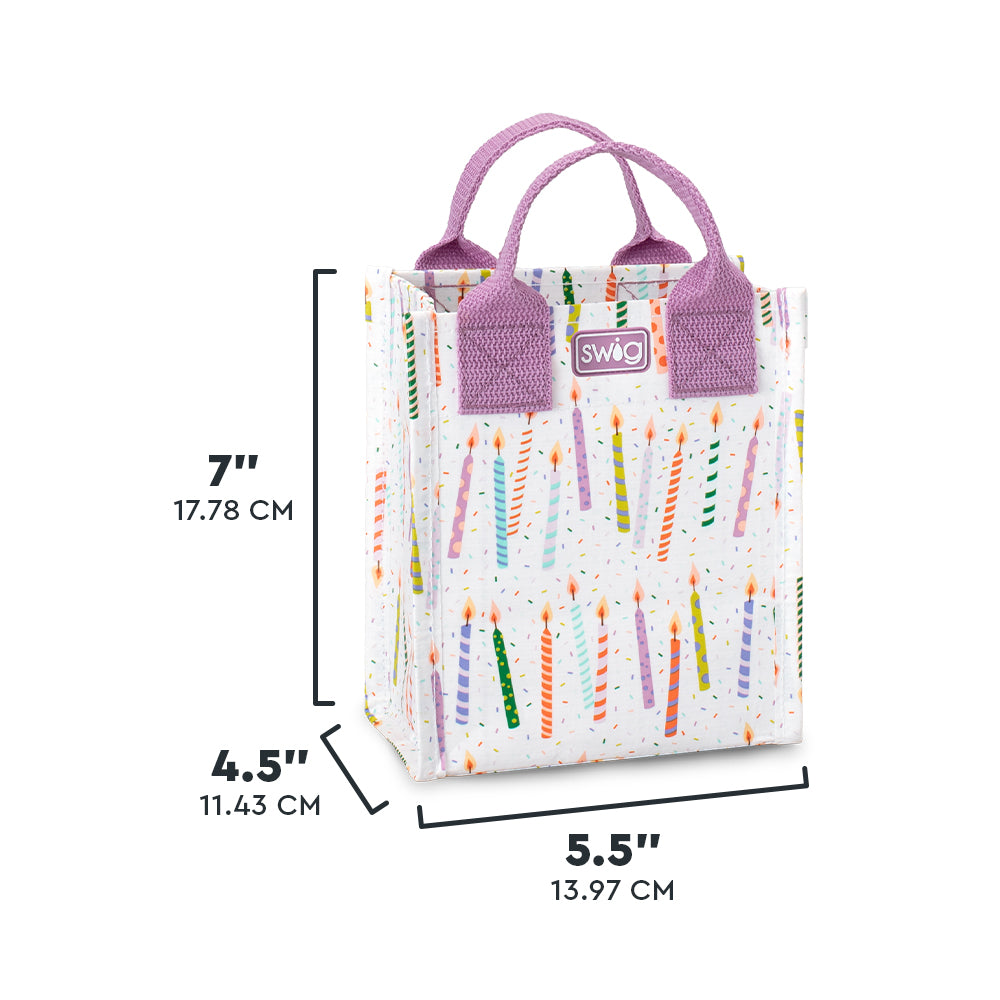Make a Wish Reusable Mini Shopping Bag - Eco-Friendly Foldable Tote for Groceries, Gifts & Daily Use