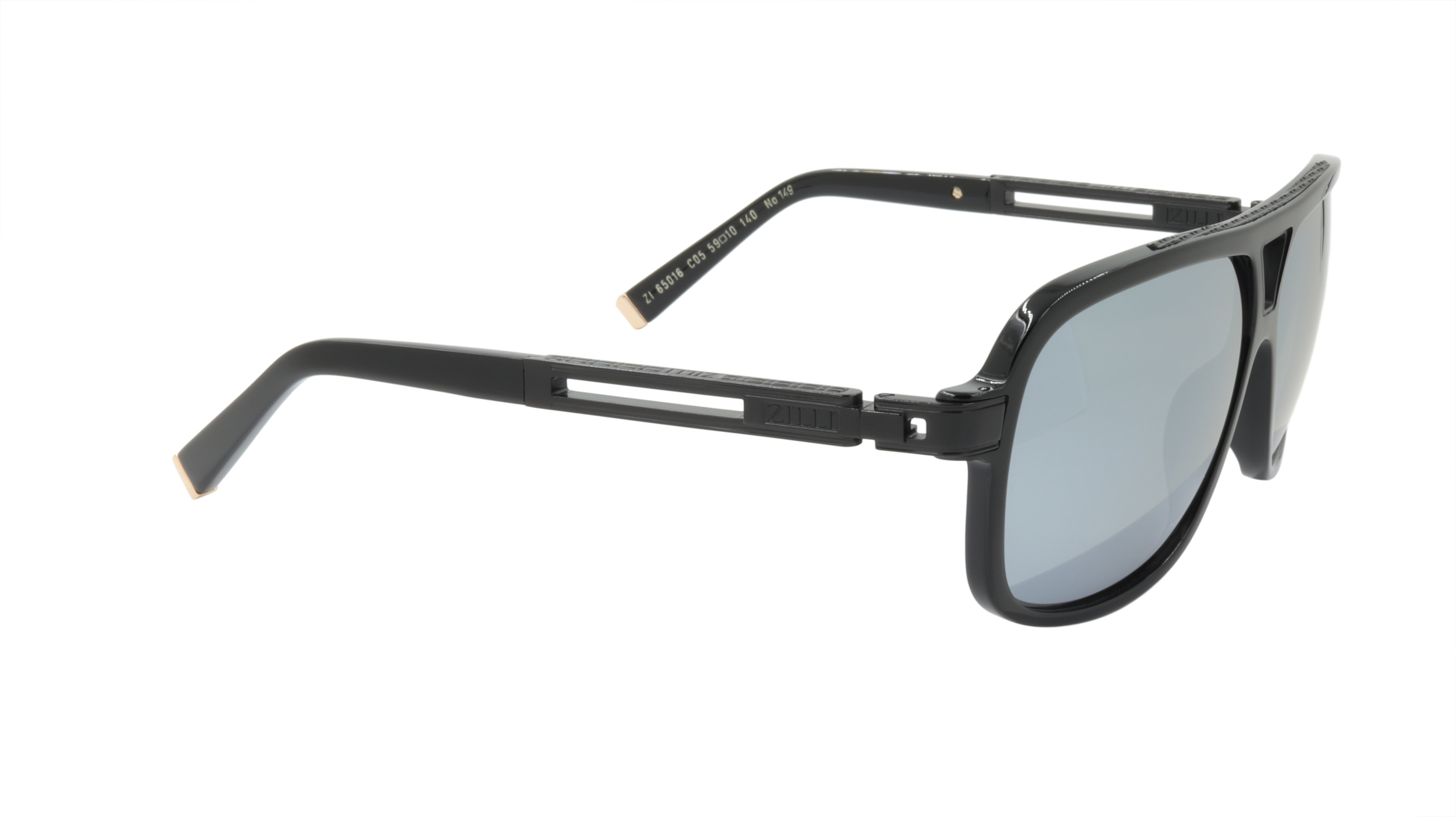 ZILLI Titanium Acetate Polarized Sunglasses - Handmade in France - Model ZI 65016 C05 - Luxury UV Protection for Driving, Travel & Outdoor Activities