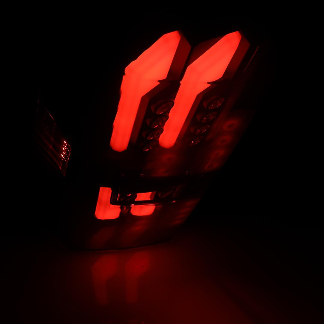 Nixon Offroad LED Tail Lights for 2015-2018 Chevy Tahoe & Suburban - Glossy Black Smoke Lens - Enhanced Visibility & Style - Perfect for Off-Roading & Night Driving