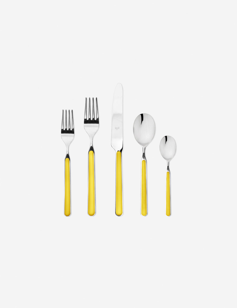 Premium Mepra Fantasia 5-Piece Flatware Set - Stainless Steel Cutlery for Elegant Dining, Wedding Gifts & Dinner Parties