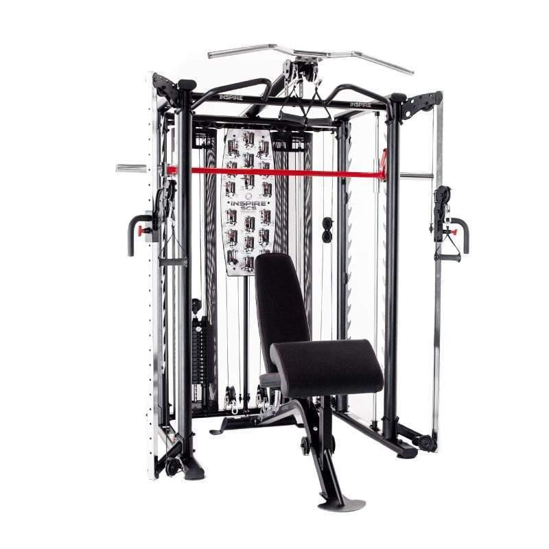 Inspire SCS Smith Cage System - Heavy Duty Power Rack for Home Gym, Strength Training & Weightlifting - Perfect for Squats, Bench Press & CrossFit Workouts