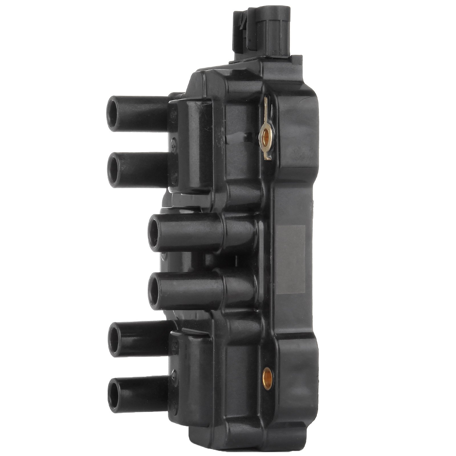 High Performance Ignition Coil Pack Compatible with Chevy, GMC, Pontiac Torrent, Saturn Aura & Buick Rendezvous V6 3.4L 3.5L 3.9L 4.3L (2005-2014 Models) - OE UF434 C1521 5C1564 Replacement - Perfect for Engine Misfire Fix & Smooth Acceleration