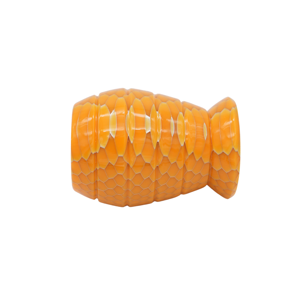 Premium Honey Hive XL Shaving Brush Handle in Butterscotch - Fits 28mm & 30mm Knots - Perfect for Wet Shaving & Grooming Kits