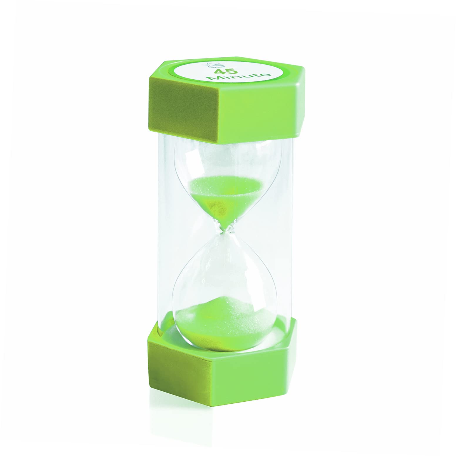 XINBAOHONG 45-Minute Plastic Hourglass Sand Timer - Grass Green Sand Clock for Kids Games, Classroom, Home Office Decor & Kitchen Use | Perfect for Board Games, Cooking, Study Sessions and Time Management