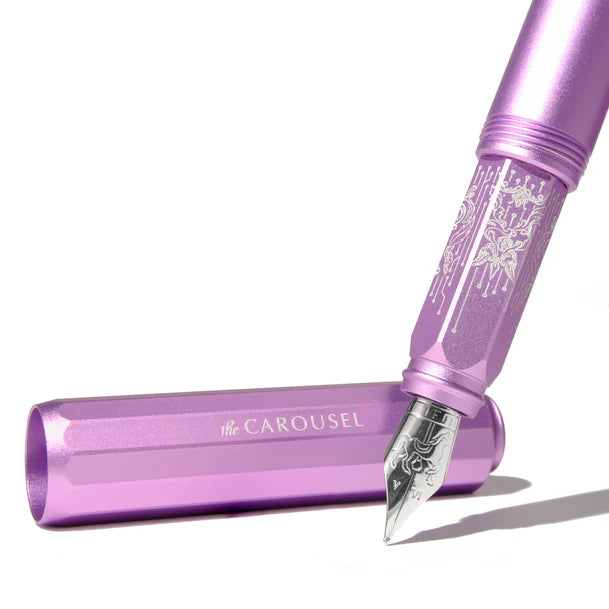 Ferris Wheel Press 2024 Limited Edition Auroreali Aluminum Carousel Fountain Pen - Elegant Writing Instrument for Collectors & Calligraphy Enthusiasts | Perfect for Journaling, Letter Writing & Special Occasions