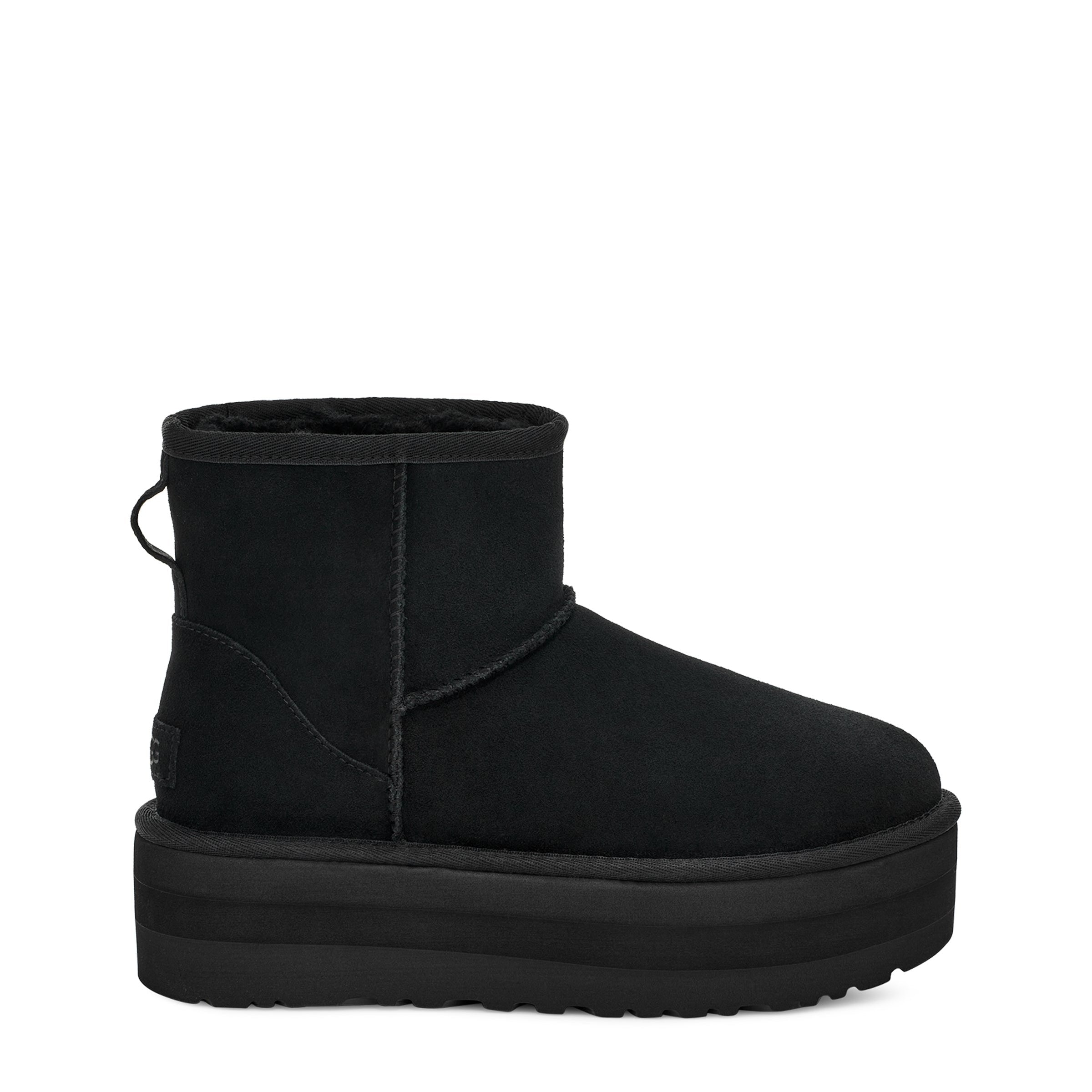 UGG Women's Classic Mini Platform Boots - Waterproof Winter Snow Boots with Comfortable Fur Lining for Women | Perfect for Cold Weather, Snow Days & Casual Outfits