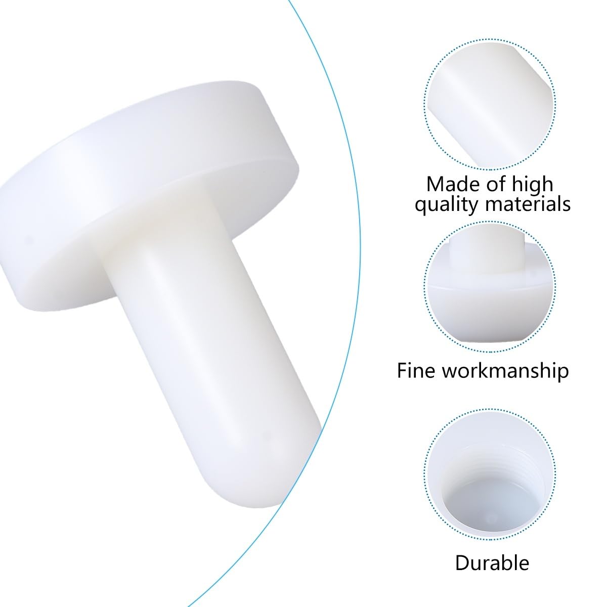Hemoton Plastic Tart Pastry Tamper - Professional Pie Dough Press & Baking Tool for Mini Egg Tarts, Cheesecakes, Pasta & Desserts | Perfect for Home Bakers & Professional Kitchens