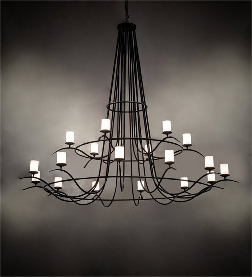 18-Light Crystal Chandelier for Dining Room - Modern Elegant Ceiling Light Fixture with LED Bulbs for Home Decor, Living Room, Bedroom, or Entryway