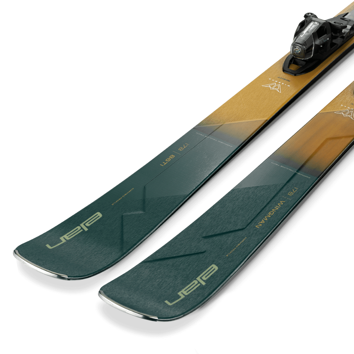 Elan WINGMAN 86 TI FX All-Mountain Skis with EMX 11.0 DB202620 Bindings (2025 Model) - Perfect for Powder, Groomers & Freeride Skiing