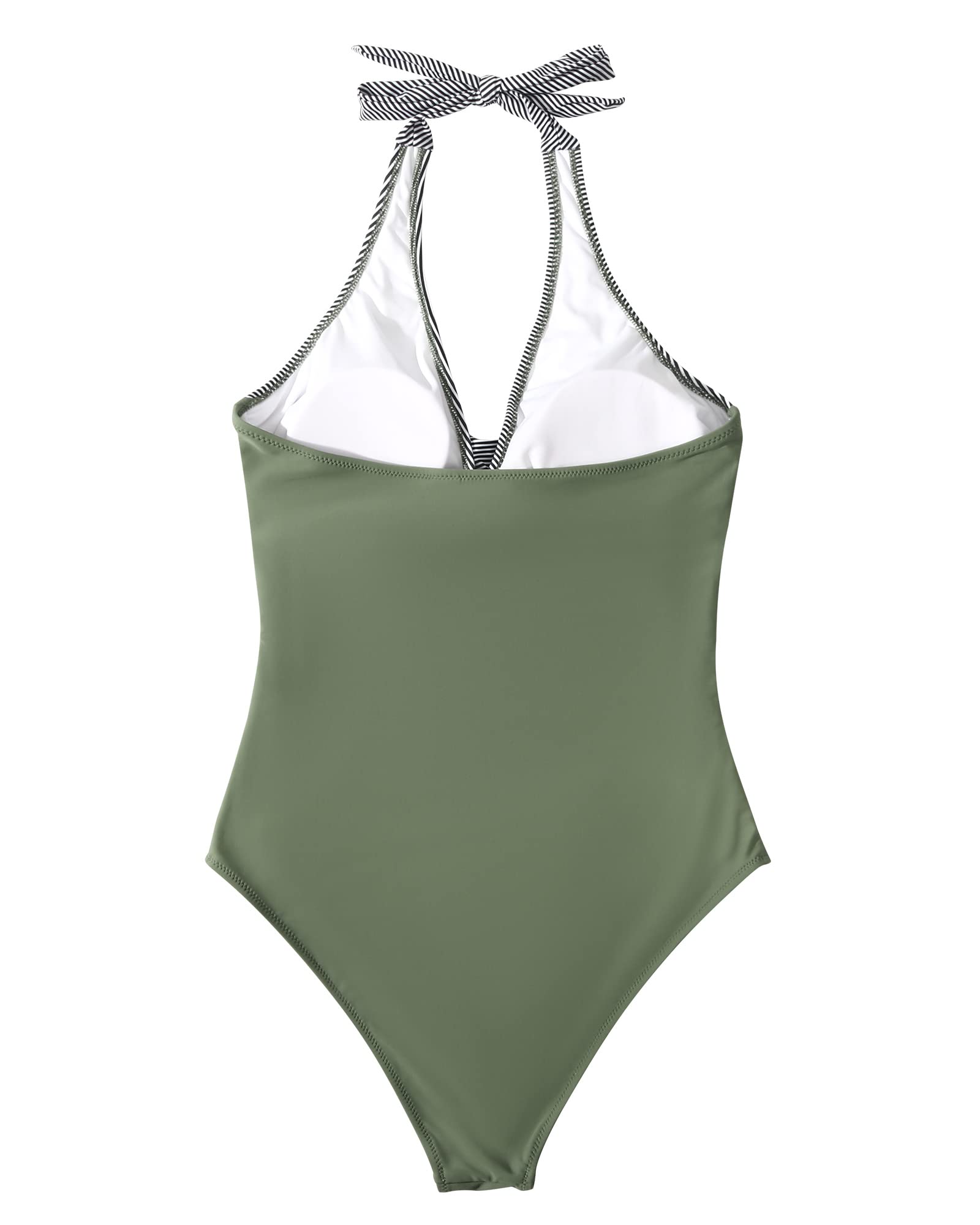 SUUKSESS Sexy Tummy Control One Piece Swimsuit - Halter Push Up Bathing Suit for Women | Beach & Pool Party