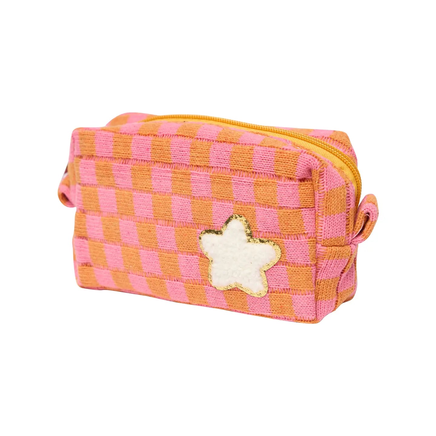 Soft Chenille Cosmetic Bag for Women - Waterproof Makeup Pouch with Zipper - Perfect for Travel, Gym, and Everyday Use