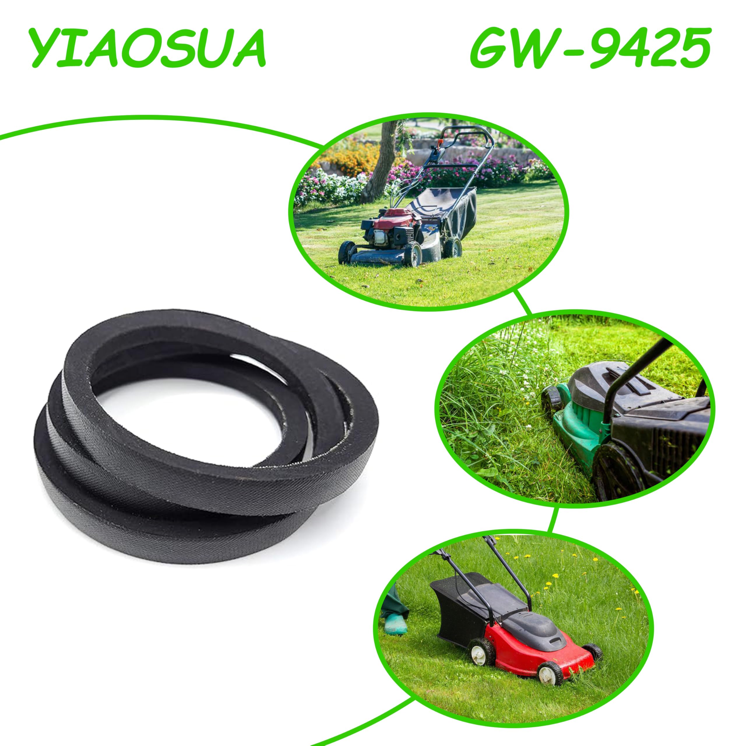 MTD Troy-Bilt 1128-1 GW-1128-1 9245 Replacement Lawn Mower & Tiller Drive Belt - Compatible with GW-9245 & GW-1128 Models - Perfect for Lawn Maintenance & Garden Tilling