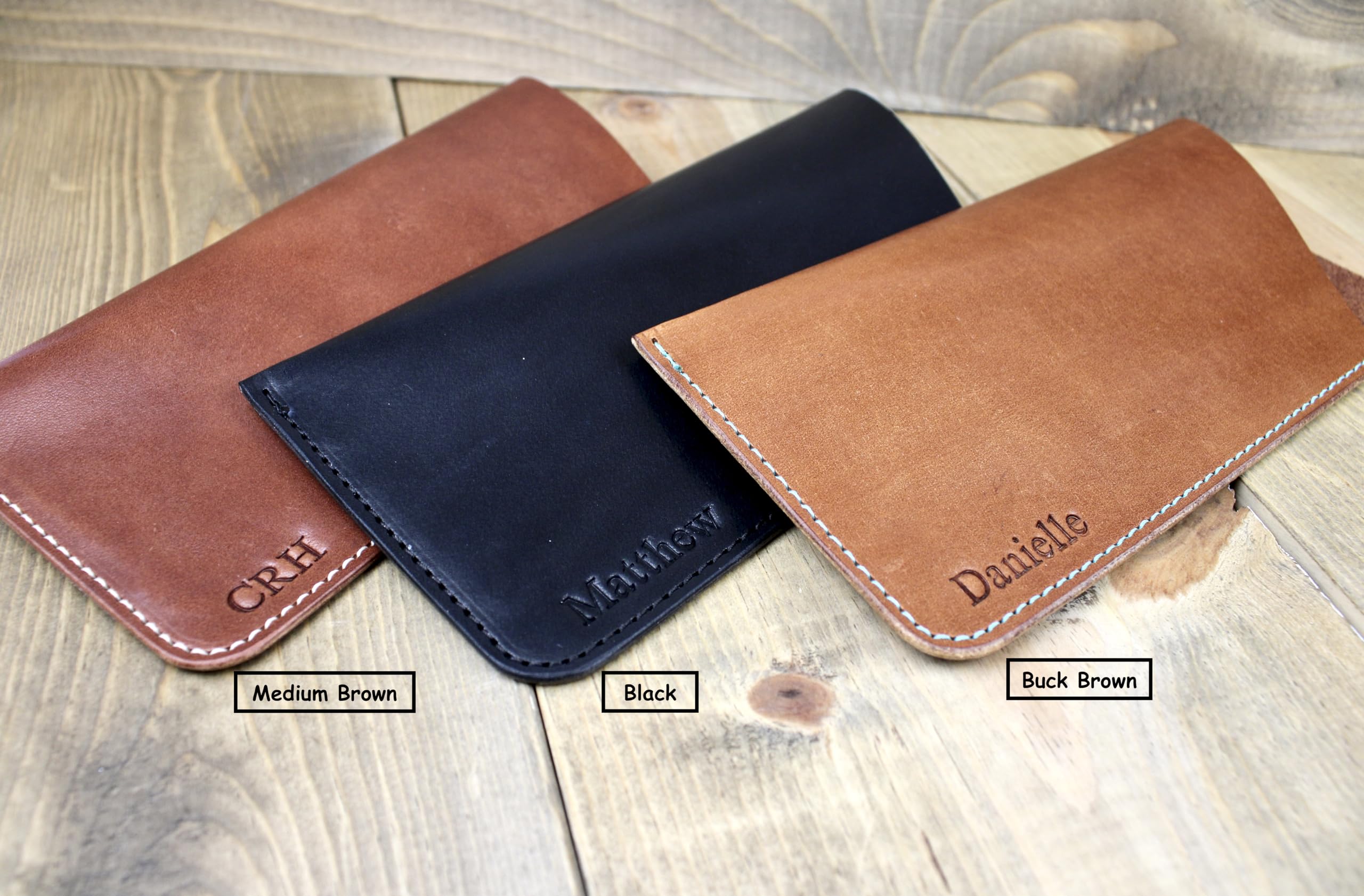 Personalized Leather Glasses Case for Eyeglasses & Sunglasses | Soft Protective Sleeve | Custom Engraved Leather Accessory | Perfect Gift for Travel, Office & Daily Use