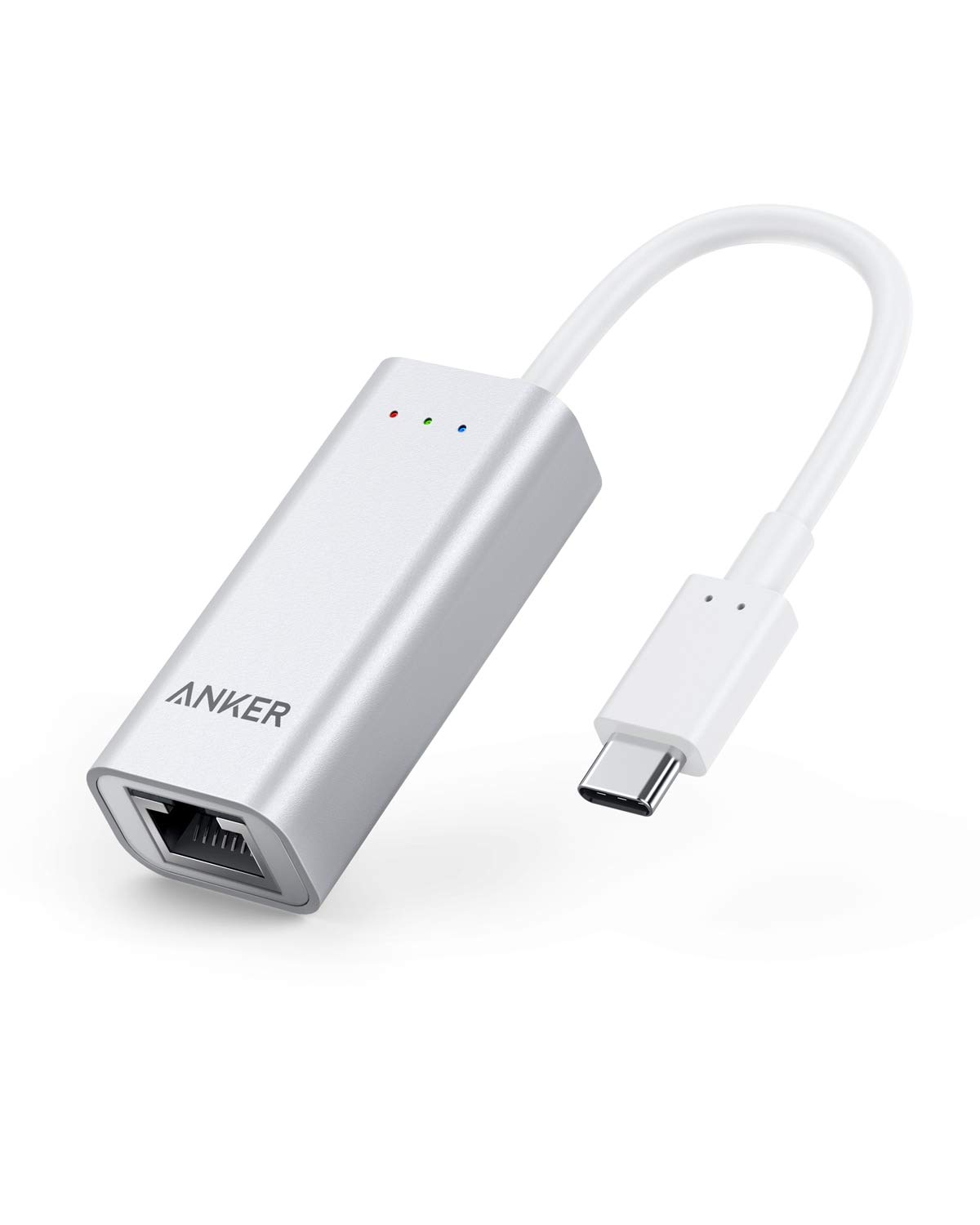 Anker USB C to Gigabit Ethernet Adapter - Aluminum Portable USB 3.0 to RJ45 Converter for MacBook Pro/Air, iPad Pro, XPS - Fast Wired Internet for Work, Gaming & Streaming