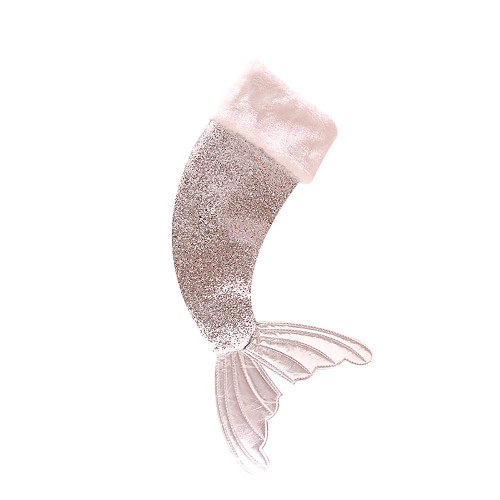 Festive Sequined Christmas Stockings for Gifts & Candy - 50x17cm - Holiday Decor
