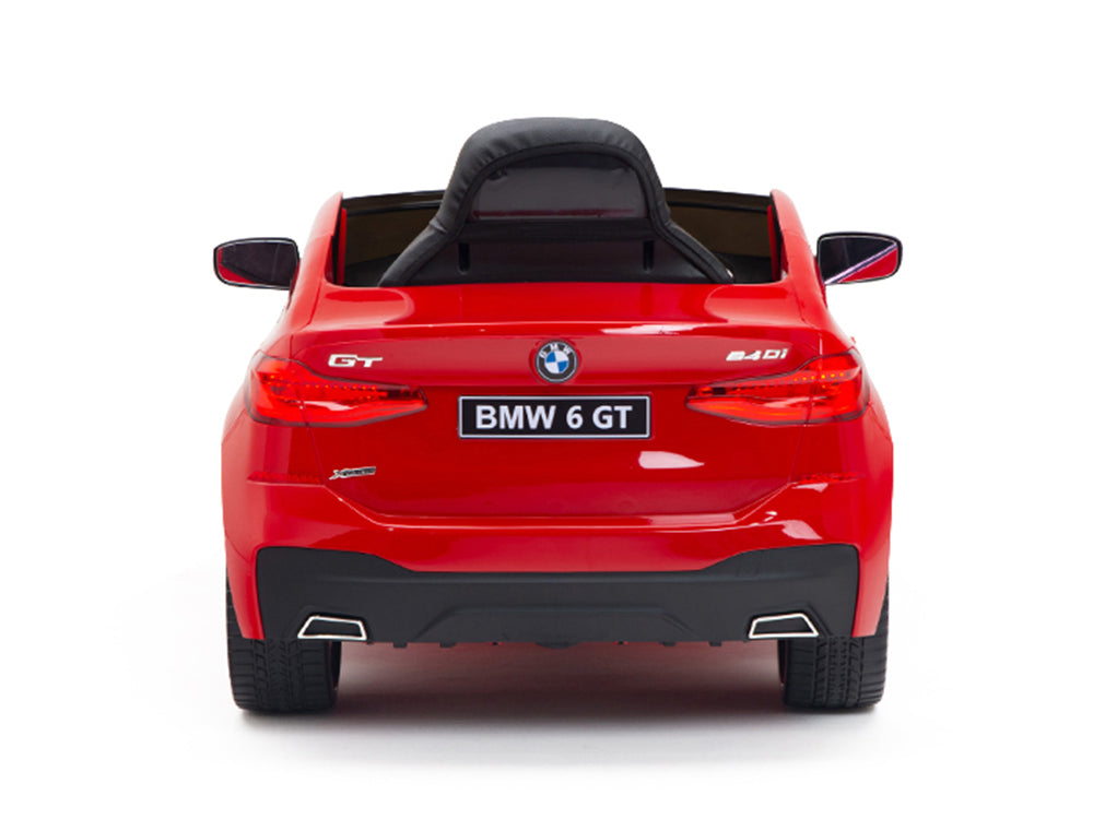 12V BMW 6 Series GT Kids Electric Ride-On Car with Parental Remote Control - Red - Perfect for Birthday Gifts & Outdoor Play for Ages 3-8
