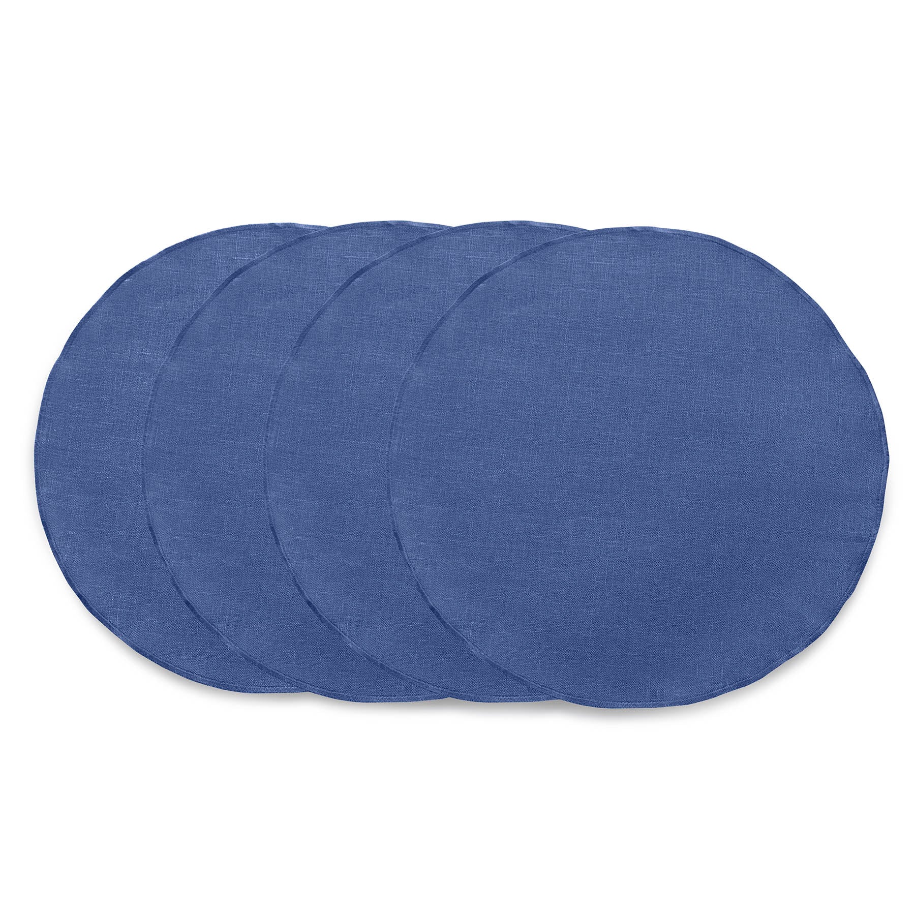 Premium Round Placemats Set of 4 - Non-Slip Heat Resistant Table Mats for Dining & Decor - Perfect for Dinner Parties, Holidays & Everyday Use