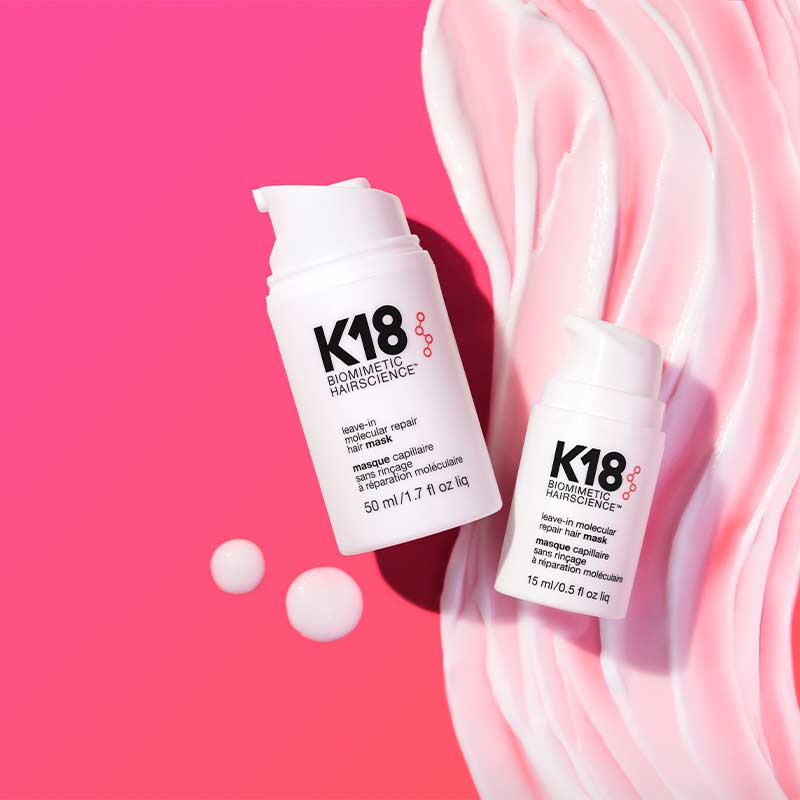 K18 Leave-In Molecular Repair Hair Mask for Damaged Hair - Deep Conditioning Treatment for Dry, Brittle & Color-Treated Hair - Perfect for Salon-Quality Hair Care at Home