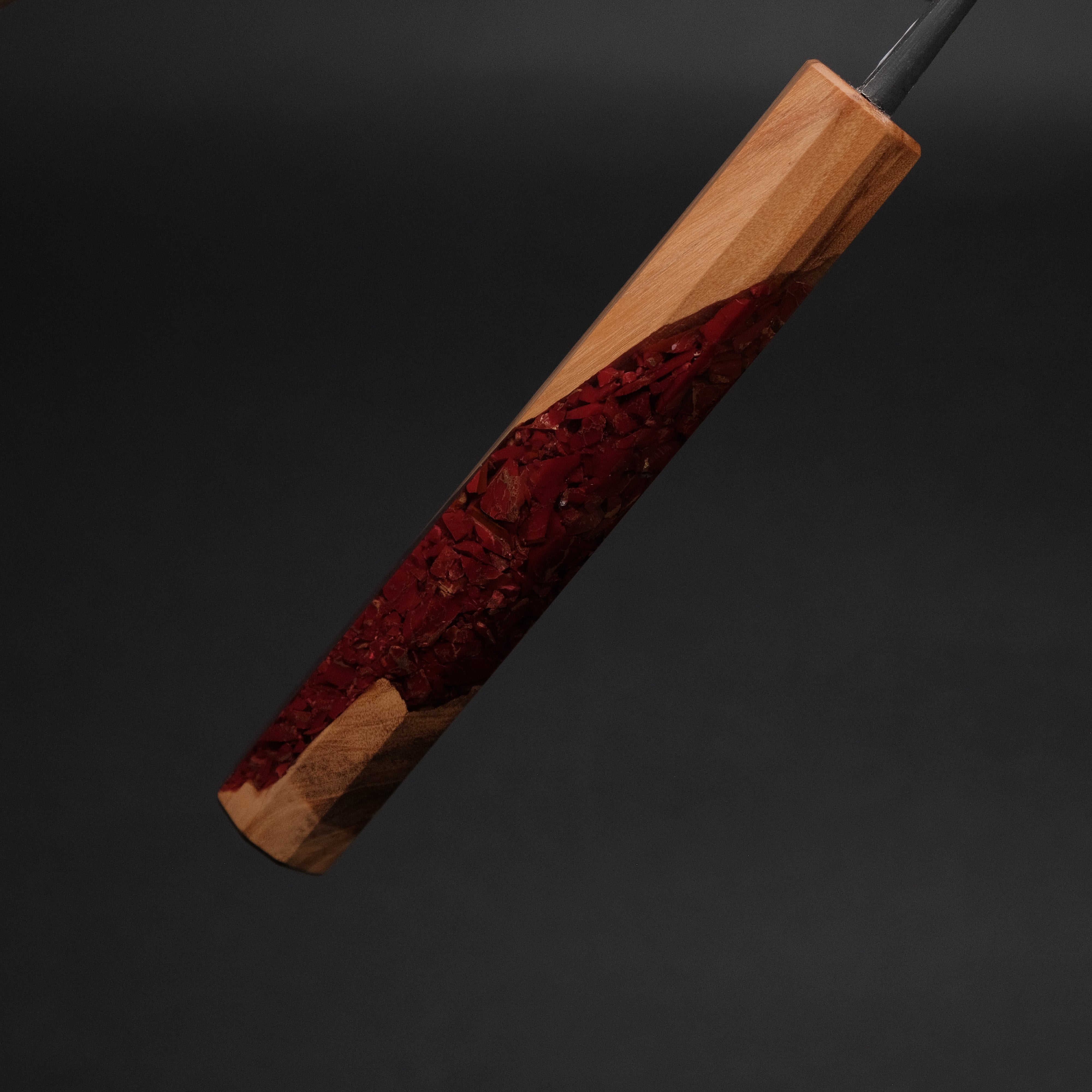 Premium Ajikataya White #2 Nashiji Damascus Hakata 180mm Chef Knife with Olive Wood TQRPV Handle (#57) - Perfect for Sushi, Sashimi & Precision Kitchen Tasks
