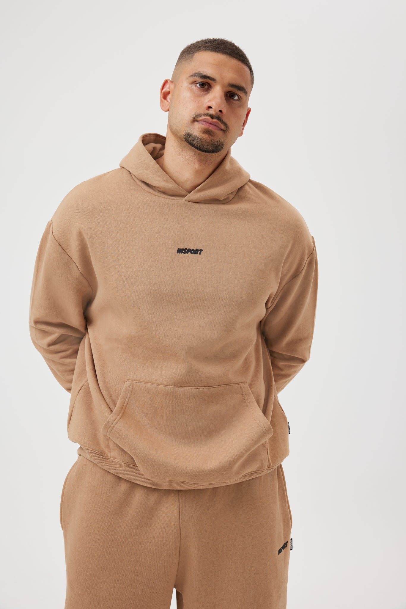 INSPORT Unisex Frankie Caramel Hoodie - Soft & Comfortable Pullover for Men & Women - Perfect for Casual Wear, Gym, and Outdoor Activities