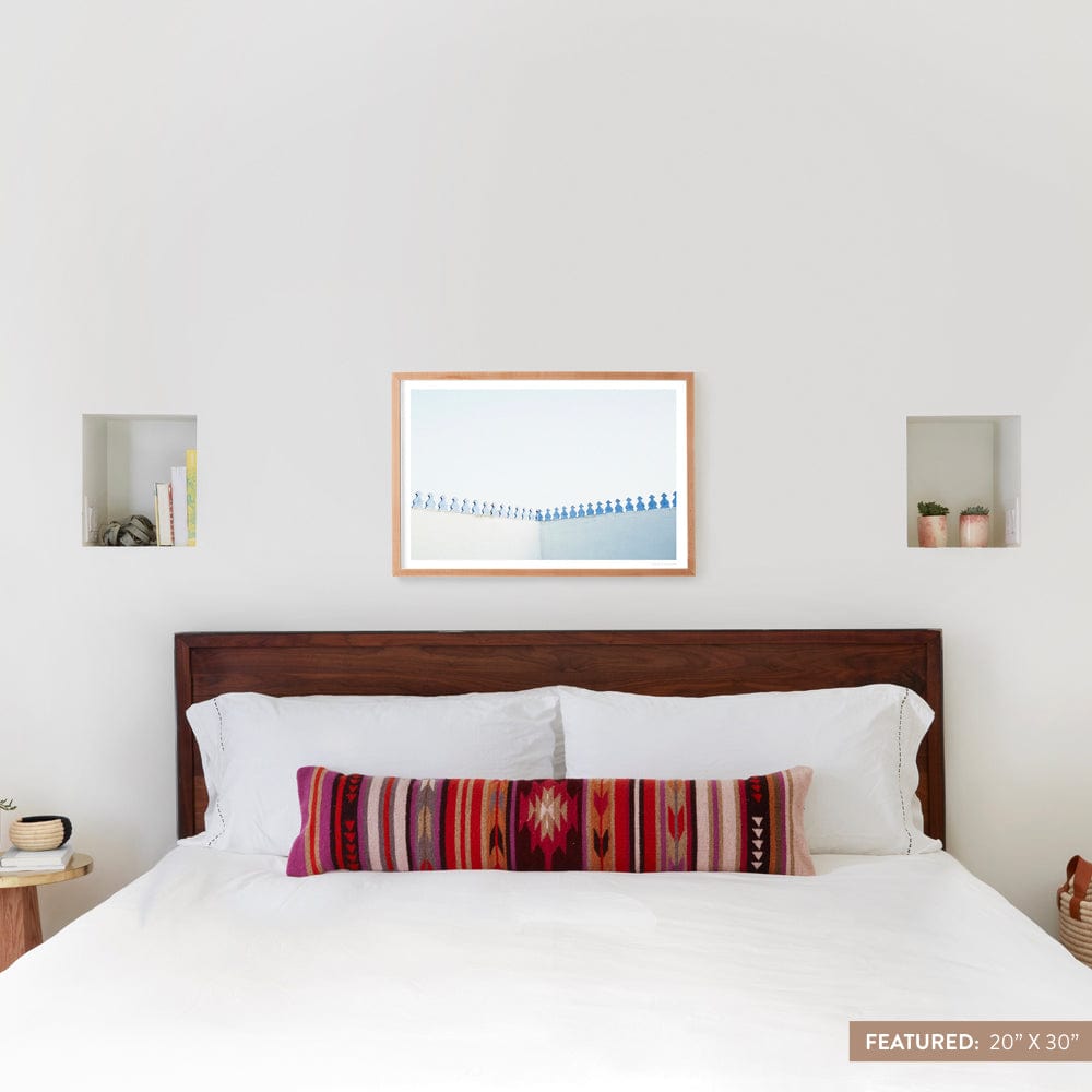 Blue City 2 Fine Art Prints - Wall Decor for Living Room, Bedroom & Office - Modern Landscape Painting for Home & Office Decor