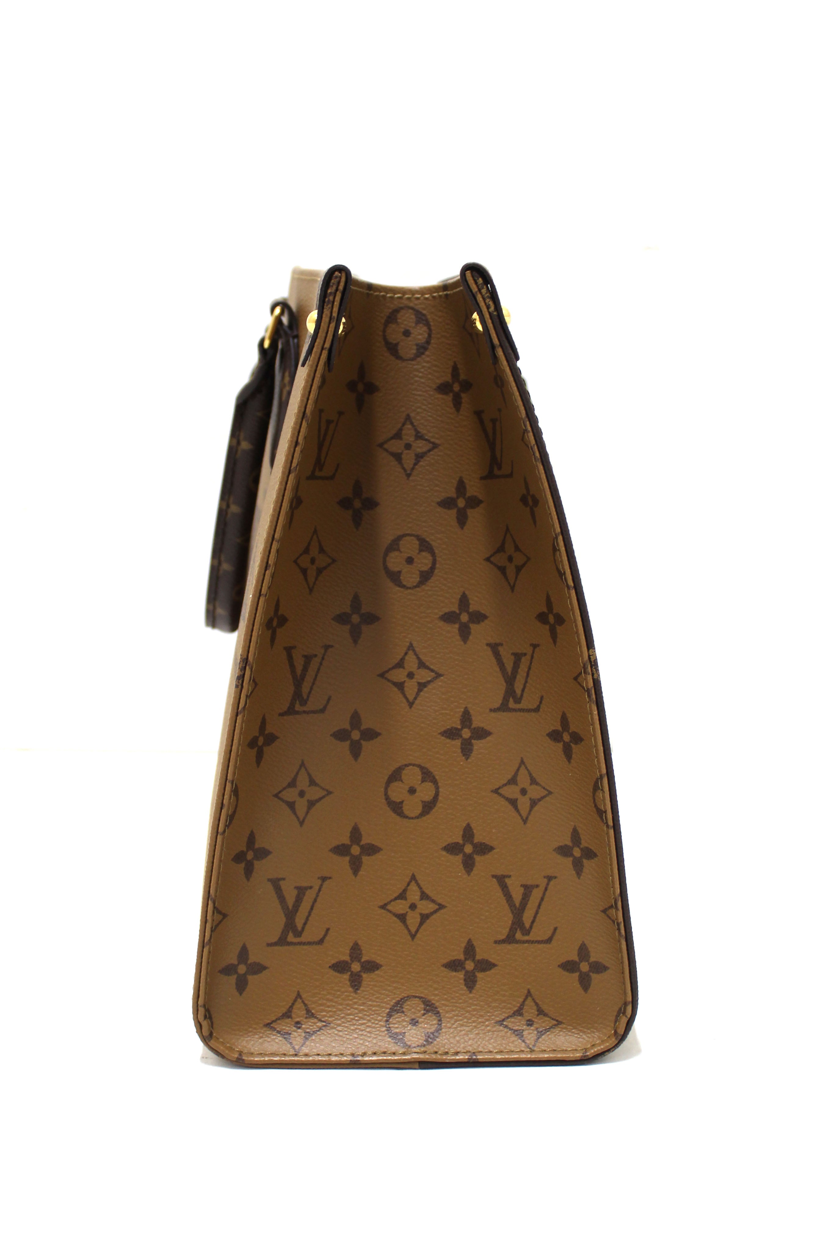 Authentic Louis Vuitton Giant Monogram Canvas OnTheGO MM Tote Bag - Luxury Designer Handbag for Women, Spacious Work & Travel Tote, Perfect for Office, Business Trips & Weekend Getaways