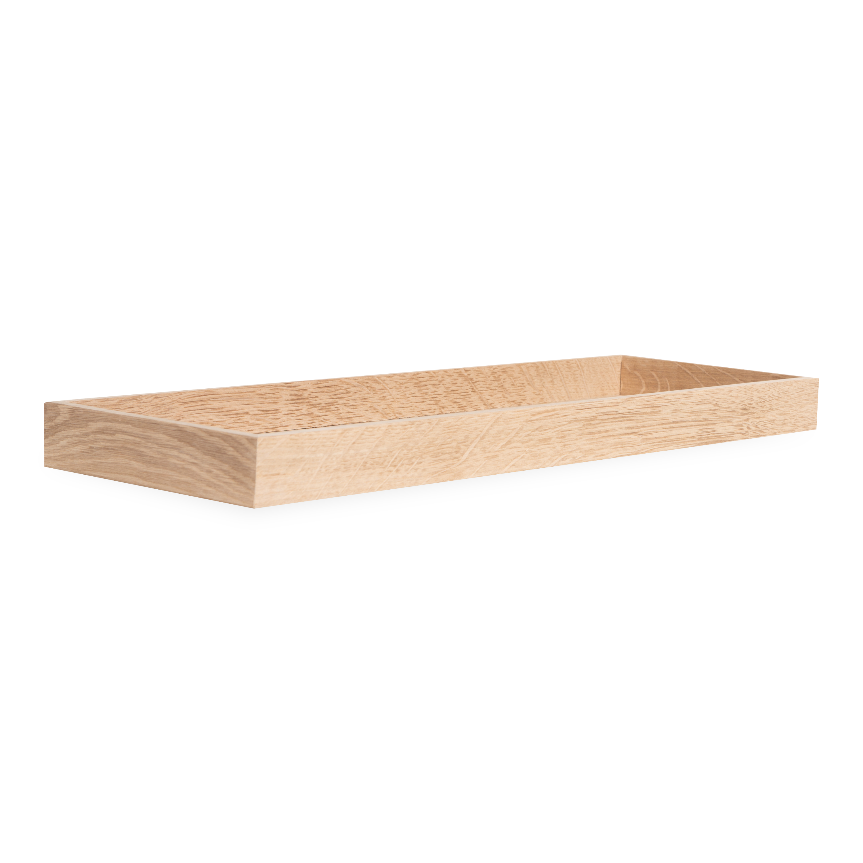 Natural Oak Wood Rectangular Serving Tray - Perfect for Coffee Table, Breakfast in Bed, or Entertaining Guests