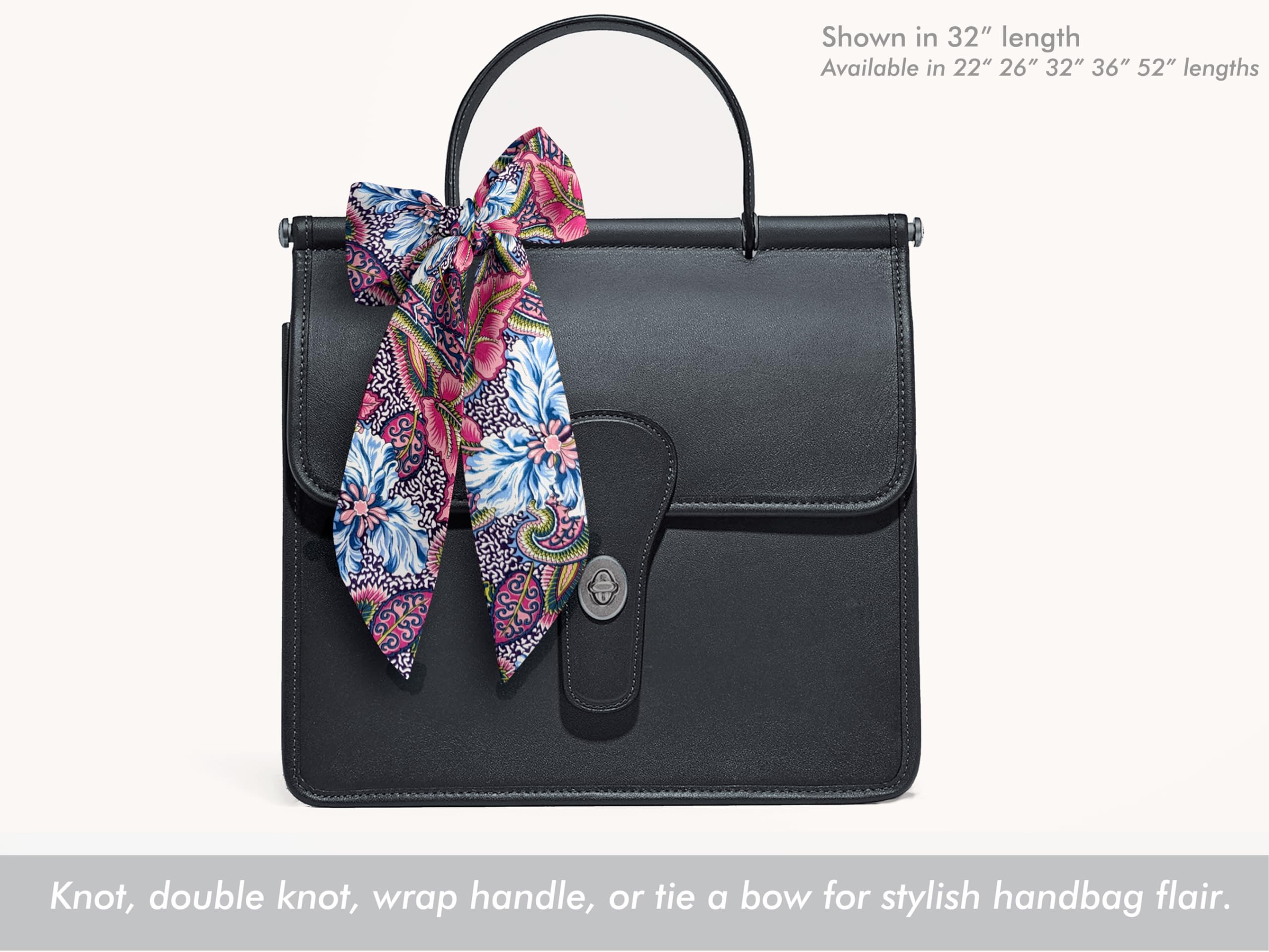 Liberty London 'Star Burst' Floral Skinny Scarf - Tana Lawn Cotton Scarf, Headband & Handbag Accessory | 3 Length Options | Perfect for Women's Fashion, Boho Outfits & Gift Giving