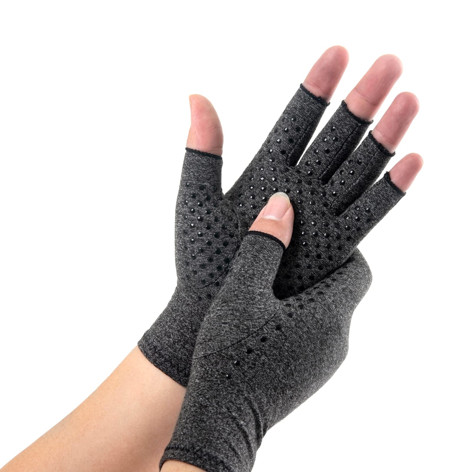 Best Fingerless Compression Gloves for Arthritis & Joint Pain Relief - Breathable, Moisture-Wicking for Women & Men - Ideal for Typing, Gaming & Daily Activities
