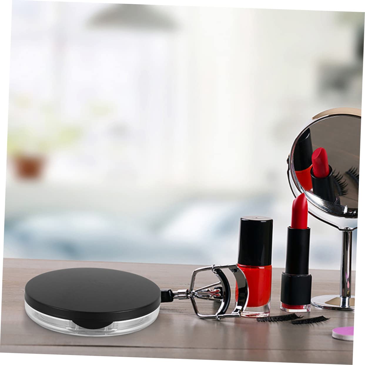 Beatifufu Makeup Powder Case - Portable Compact Powder Holder for Women | Perfect for Travel, Touch-ups & DIY Makeup Kits