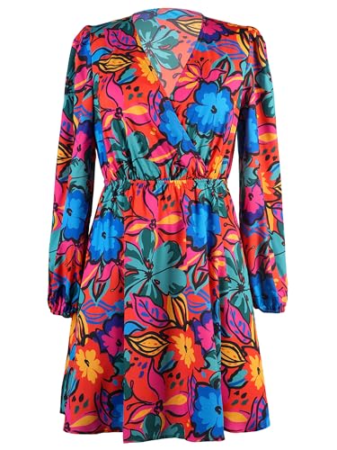 Red&blue Floral